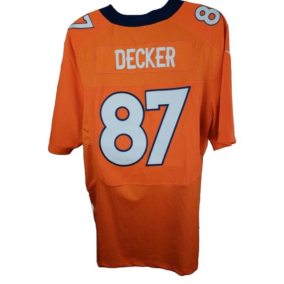 Eric Decker Denver Broncos Nike on-Field Elite Jersey size: 52/XXL Orange - Picture 1 of 9